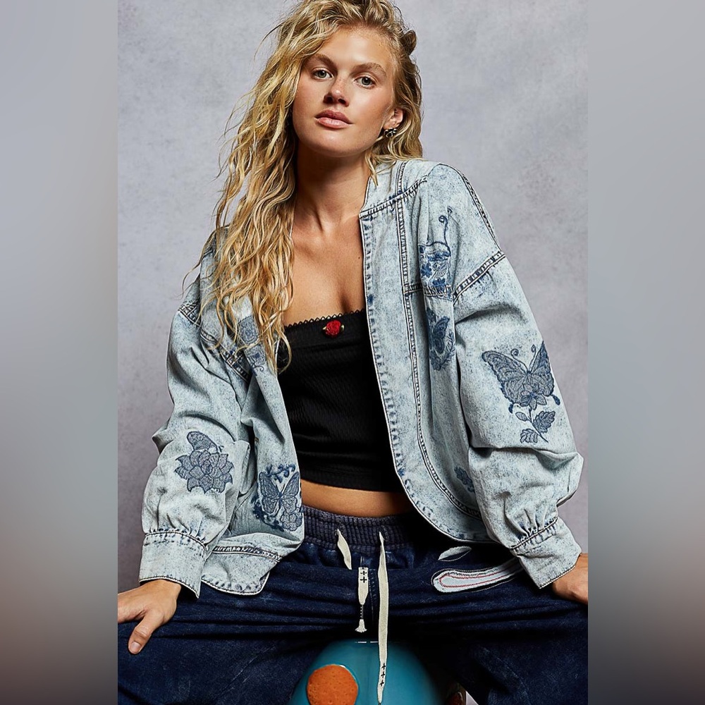 Sold out Last two left! POL Butterfly kisses cocoon open cardi